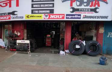 POOJA TYRES Vashi- Authorised dealer of MRF, APOLLO, BRIDGESTONE, JK MICHELIN tyres